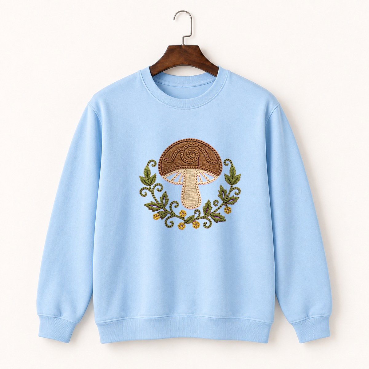 Shiitake Mushroom Crewneck Sweatshirt 1