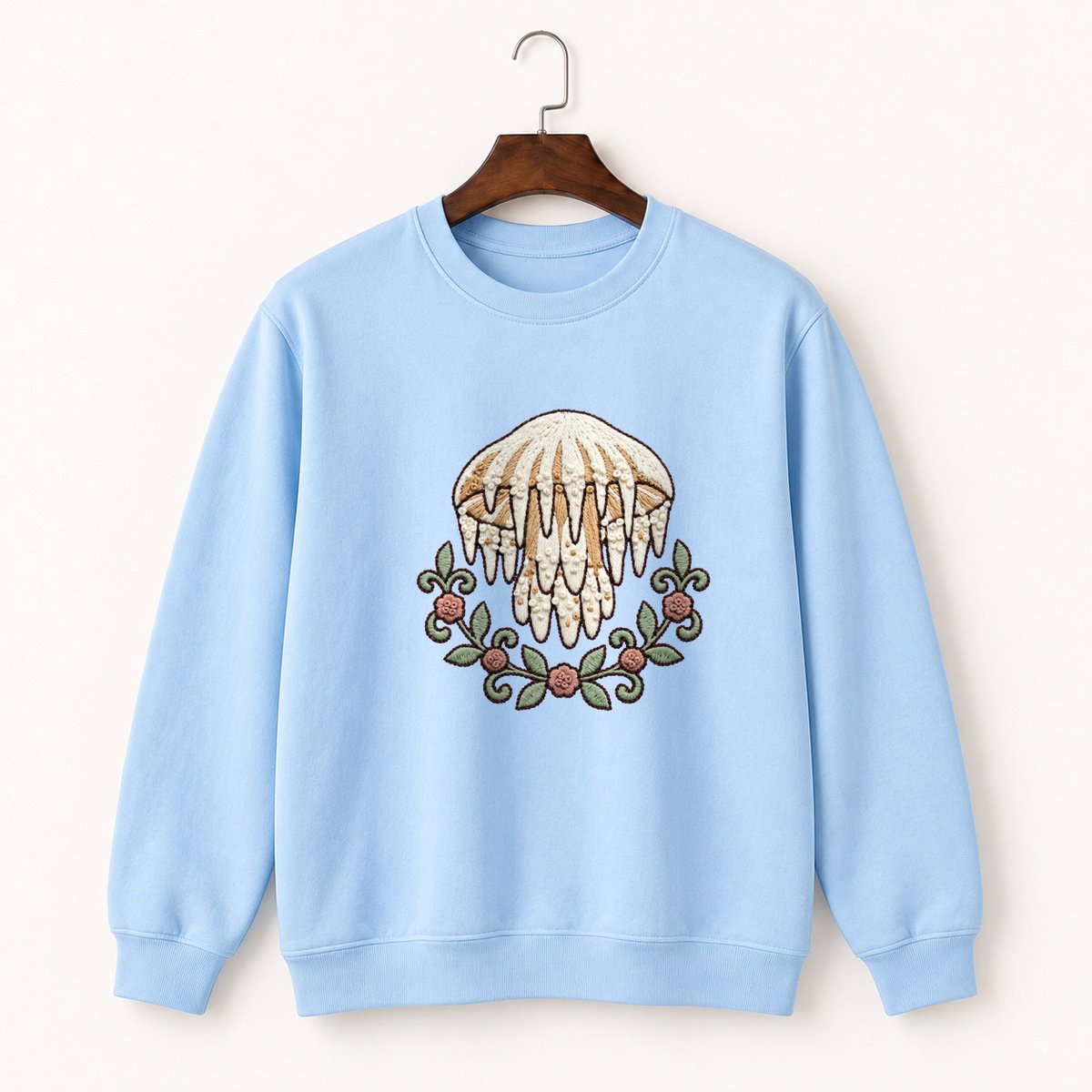 Lion's Mane Mushroom Crewneck Sweatshirt 1