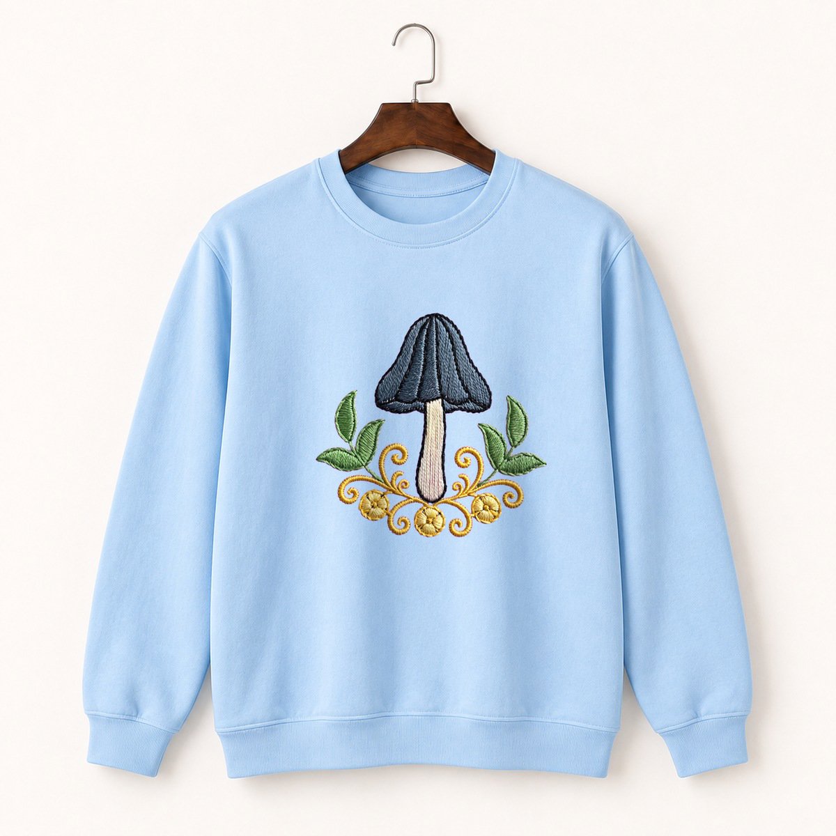 Ink Cap Mushroom Crewneck Sweatshirt 1