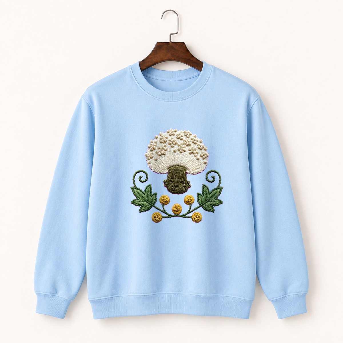 Puffball Mushroom Crewneck Sweatshirt 1