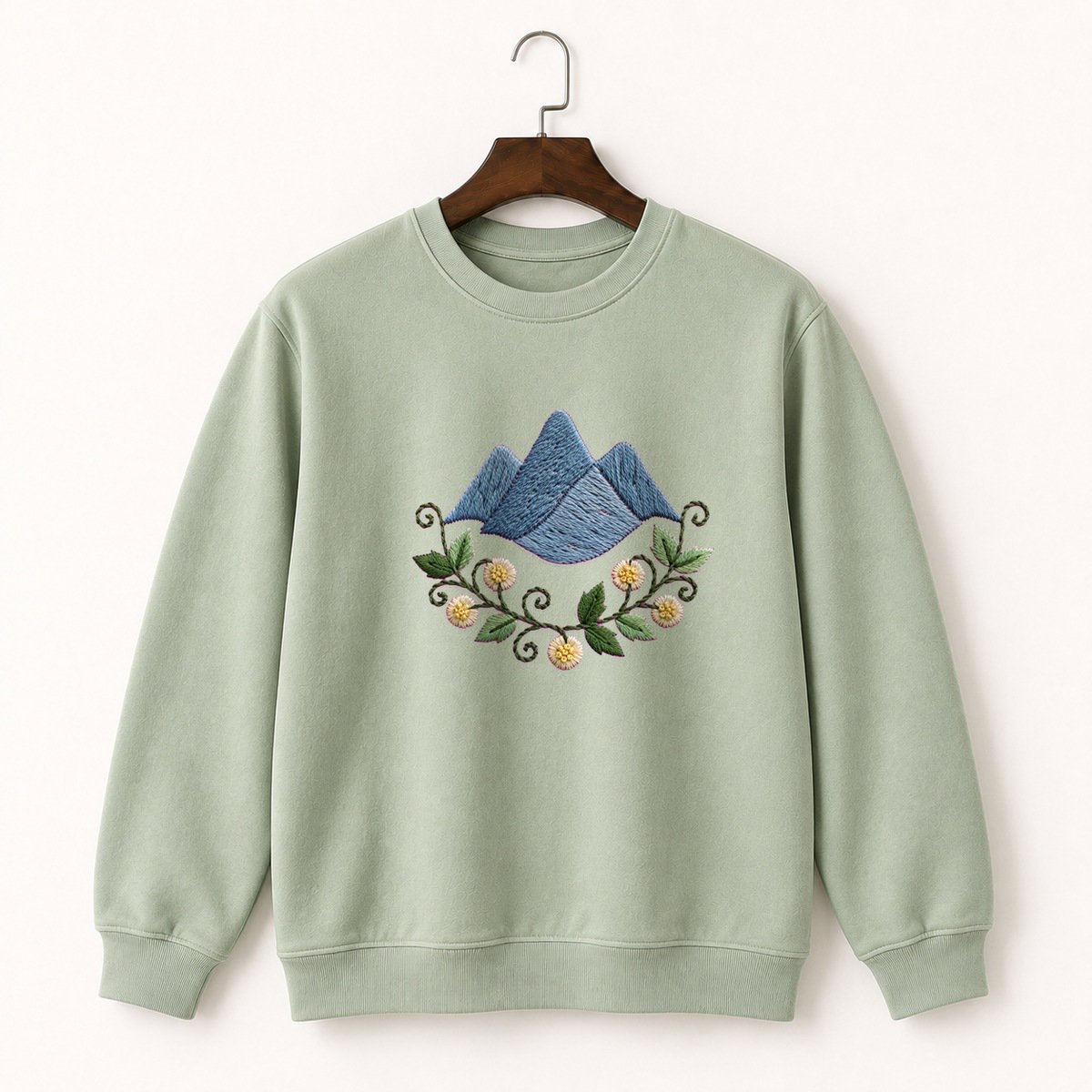 Cascade Mountains Crewneck Sweatshirt 2