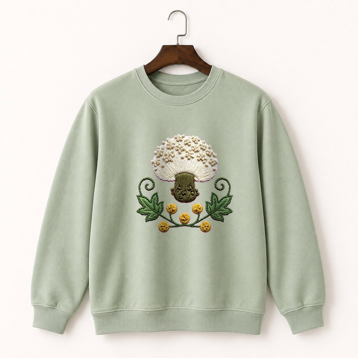 Puffball Mushroom Crewneck Sweatshirt 2
