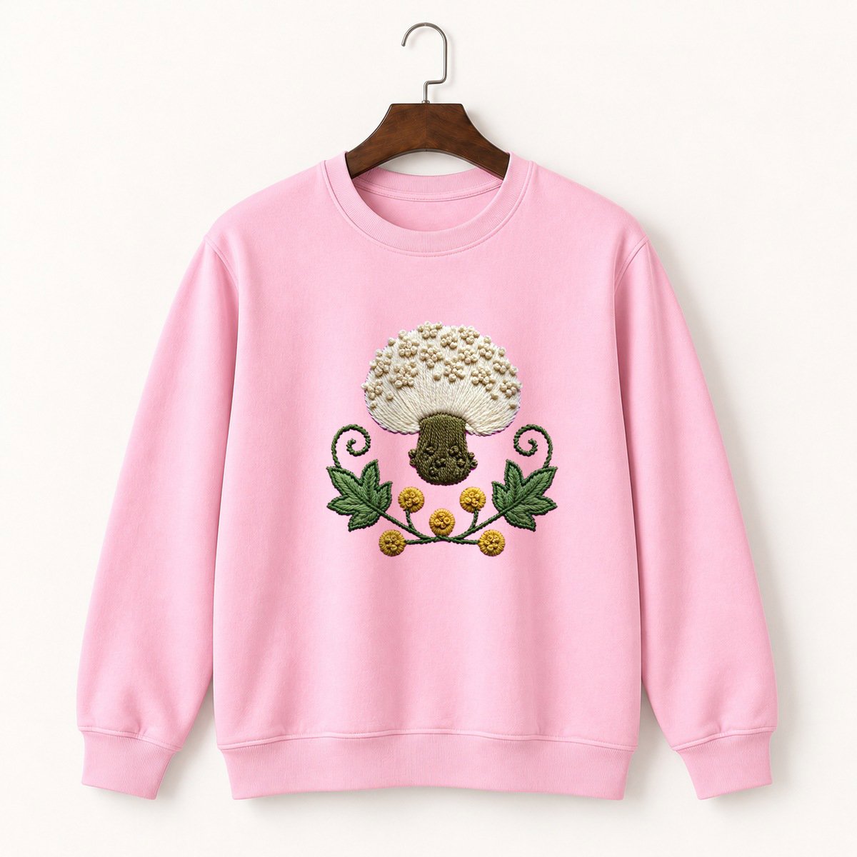 Puffball Mushroom Crewneck Sweatshirt 4