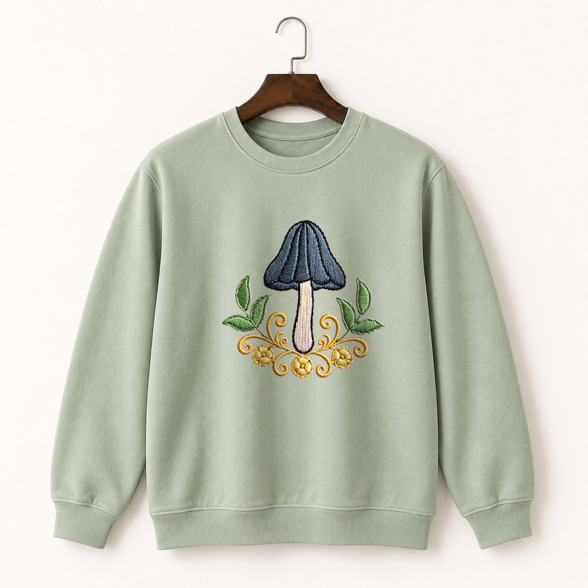 Ink Cap Mushroom Crewneck Sweatshirt 2
