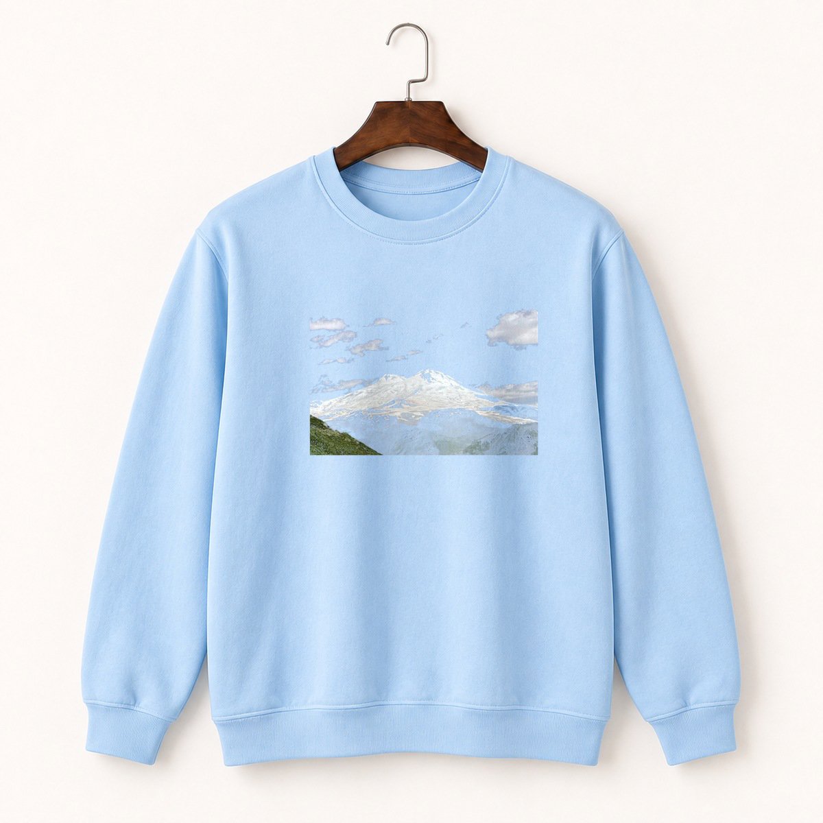Mount Elbrus Crewneck Sweatshirt 1