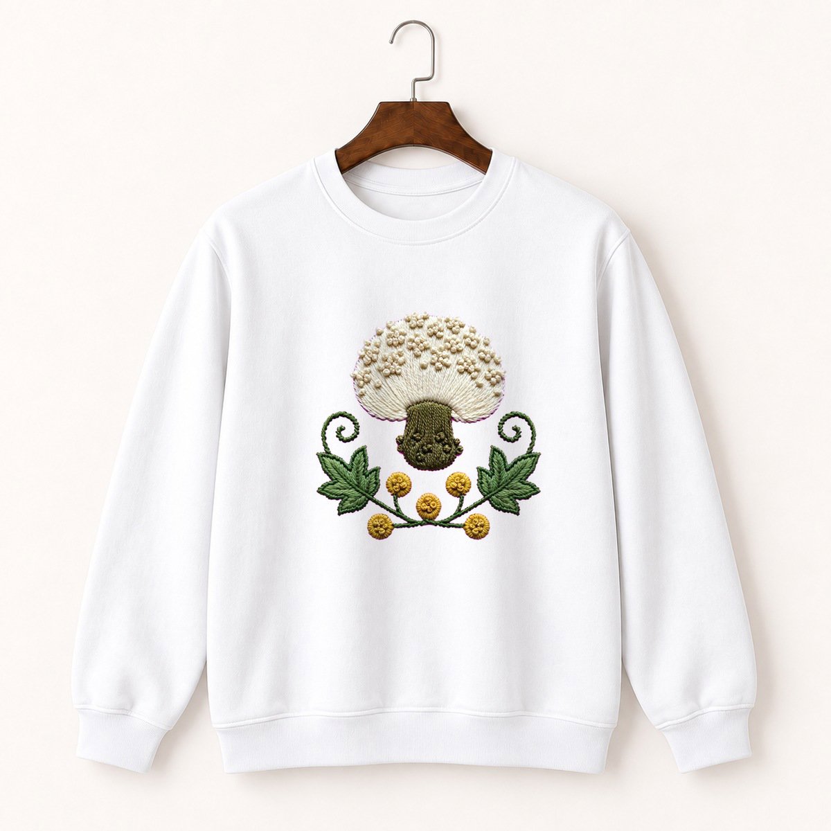 Puffball Mushroom Crewneck Sweatshirt 5