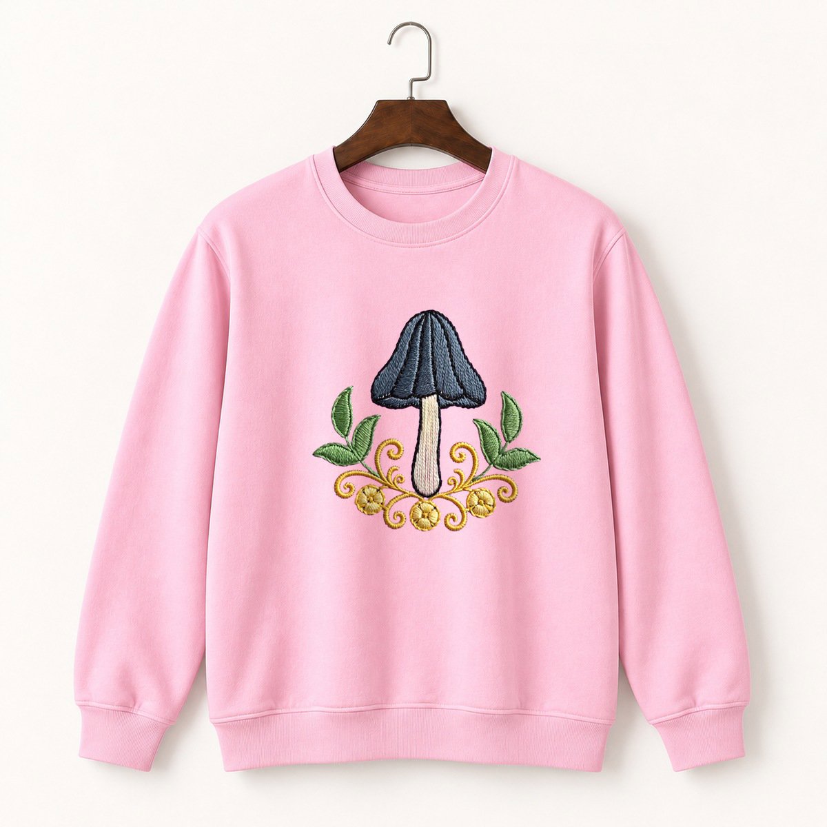 Ink Cap Mushroom Crewneck Sweatshirt 4