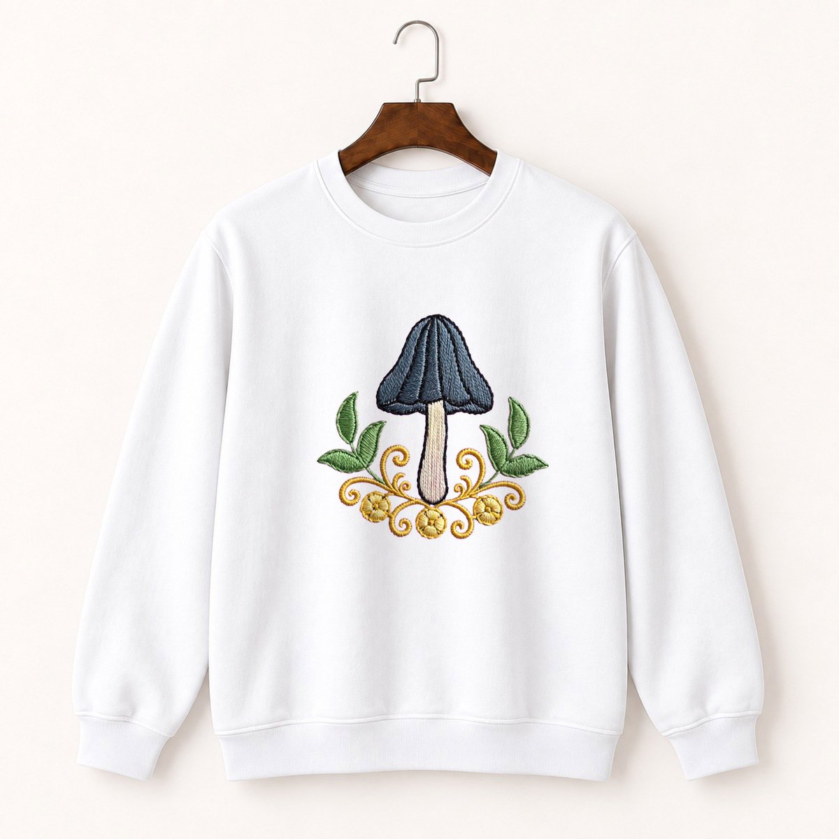 Ink Cap Mushroom Crewneck Sweatshirt 5