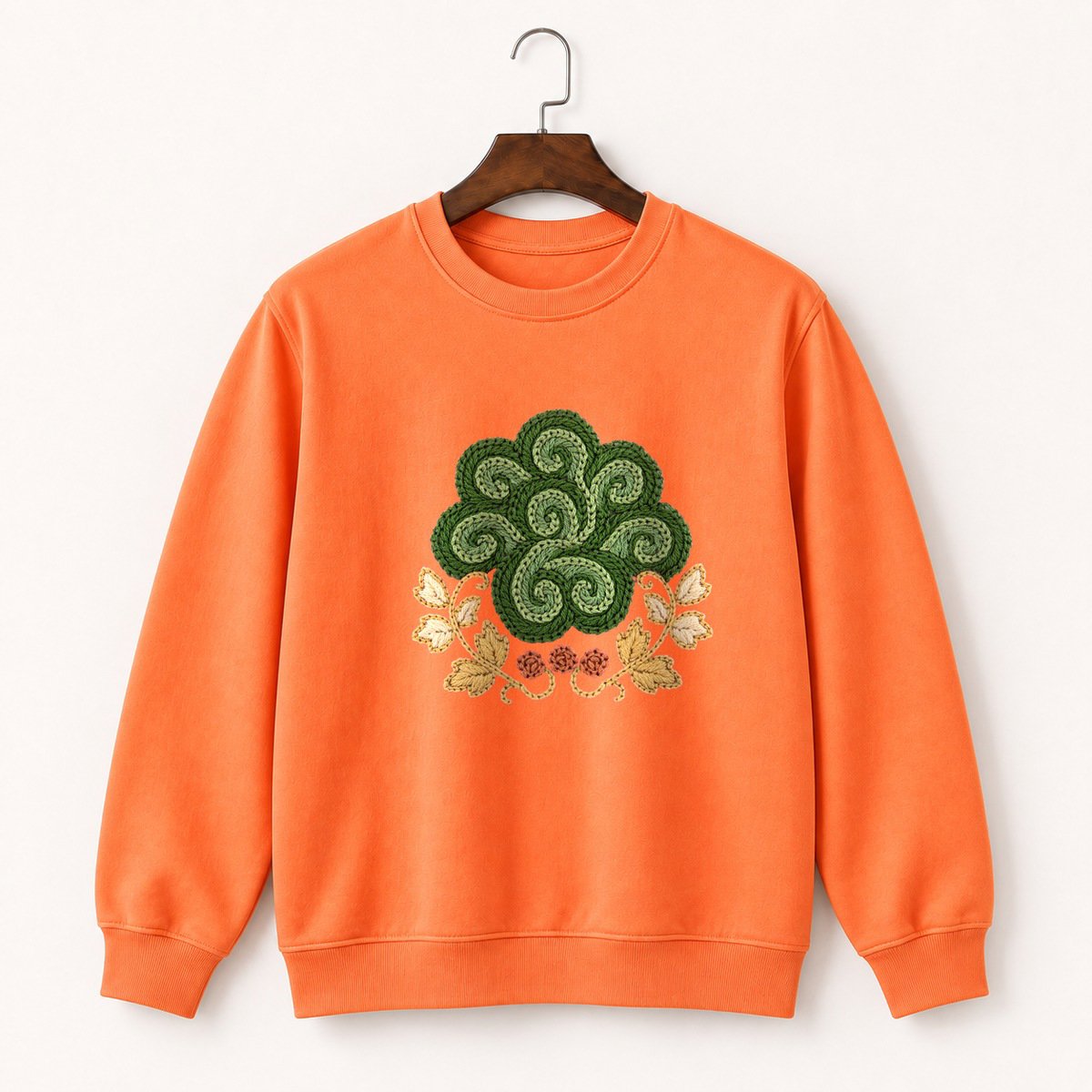 Woodland Moss Crewneck Sweatshirt 3
