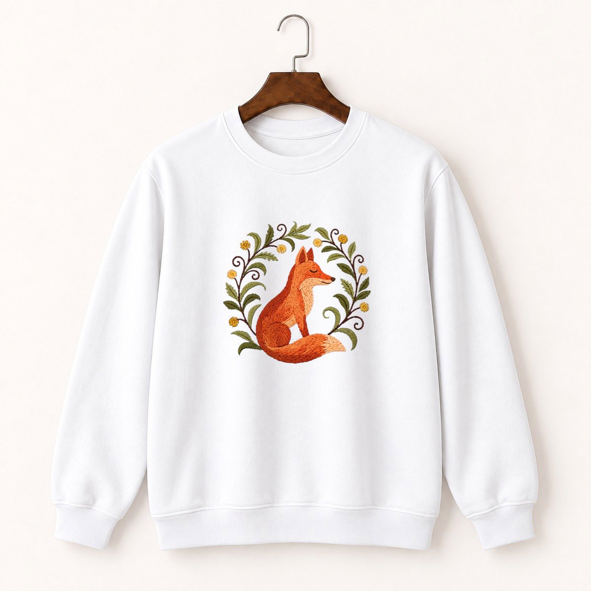 Red Fox Crewneck Sweatshirt 5