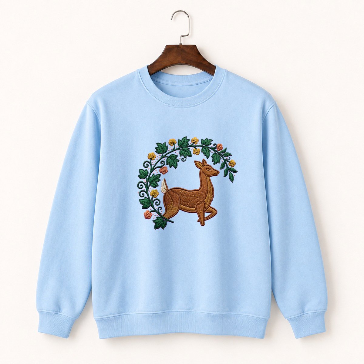 White-Tailed Deer Crewneck Sweatshirt 1