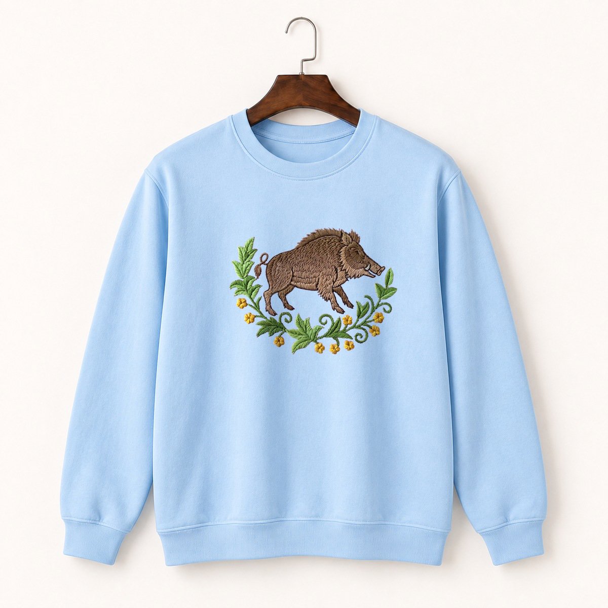 Wild Boar Crewneck Sweatshirt 1