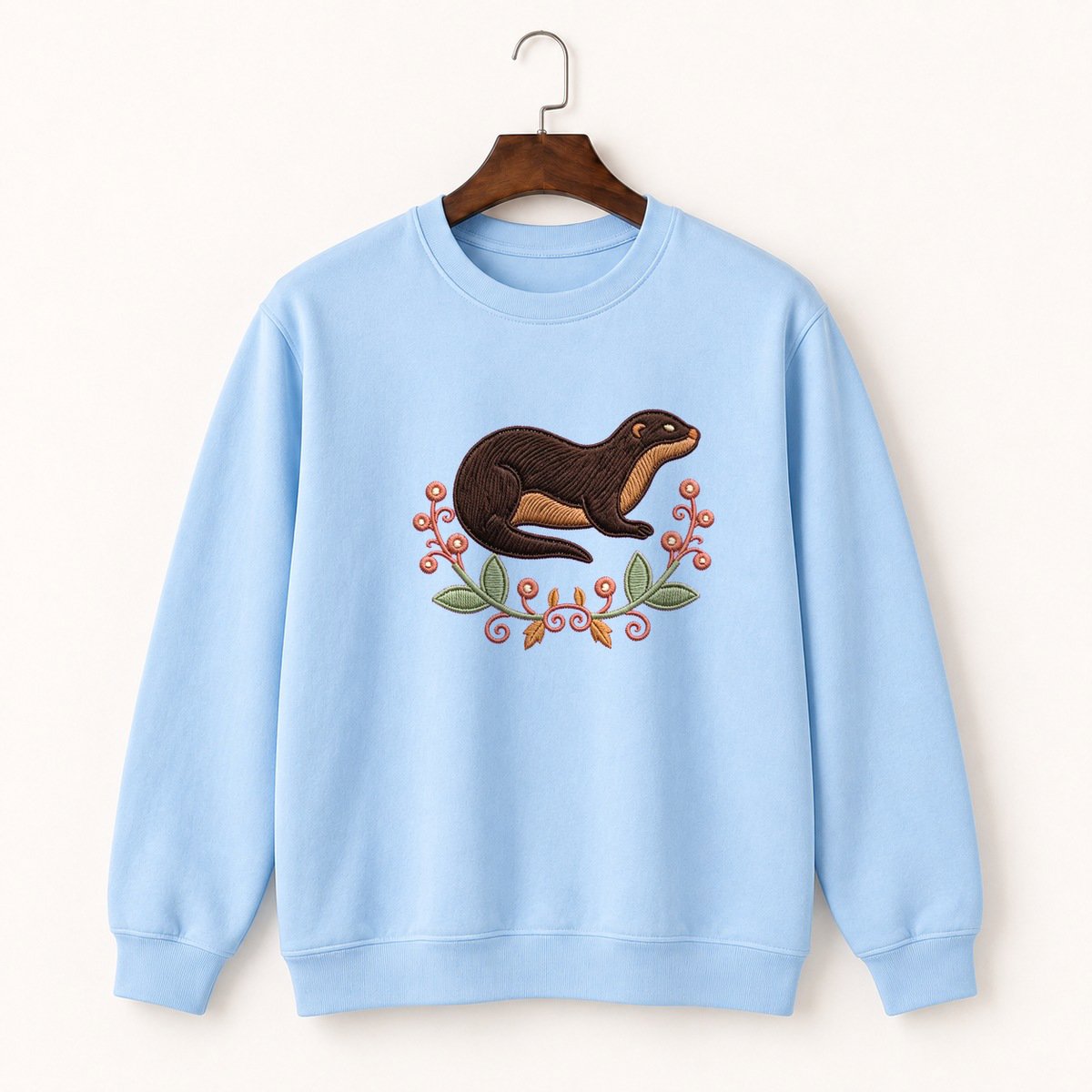 River Otter Crewneck Sweatshirt 1