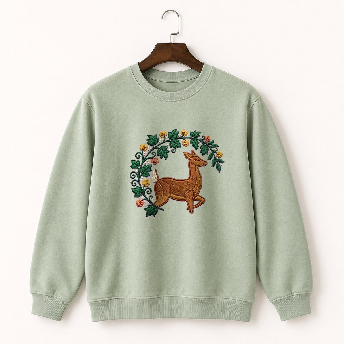 White-Tailed Deer Crewneck Sweatshirt 2