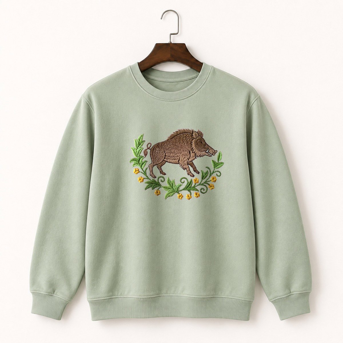 Wild Boar Crewneck Sweatshirt 2