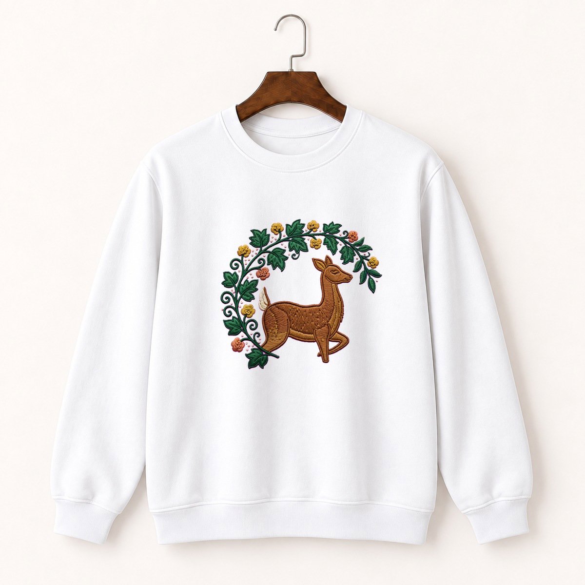 White-Tailed Deer Crewneck Sweatshirt 5