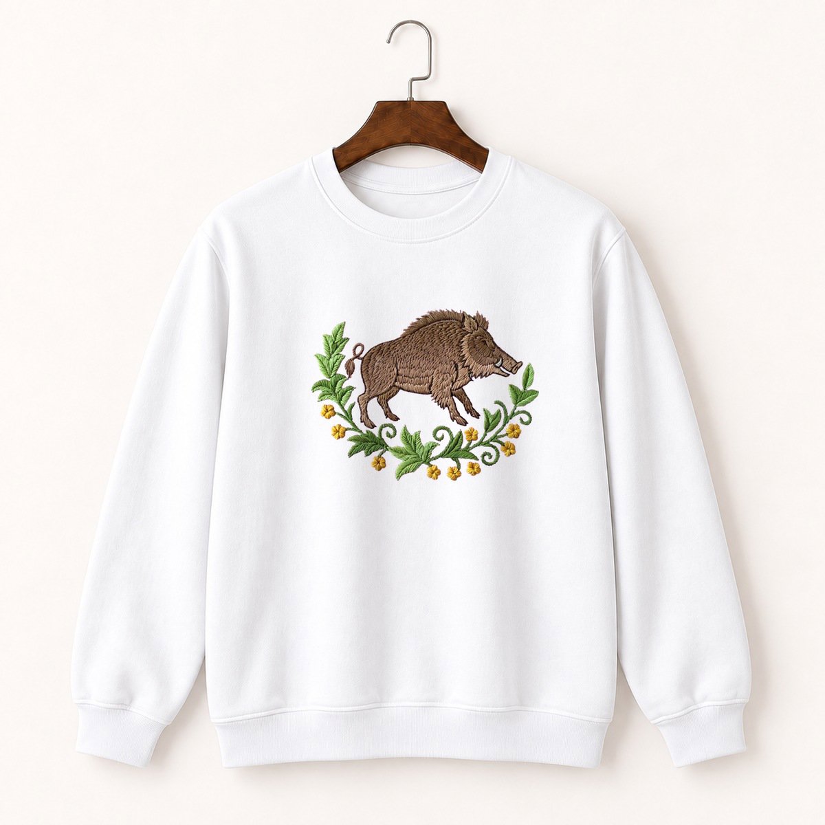 Wild Boar Crewneck Sweatshirt 5