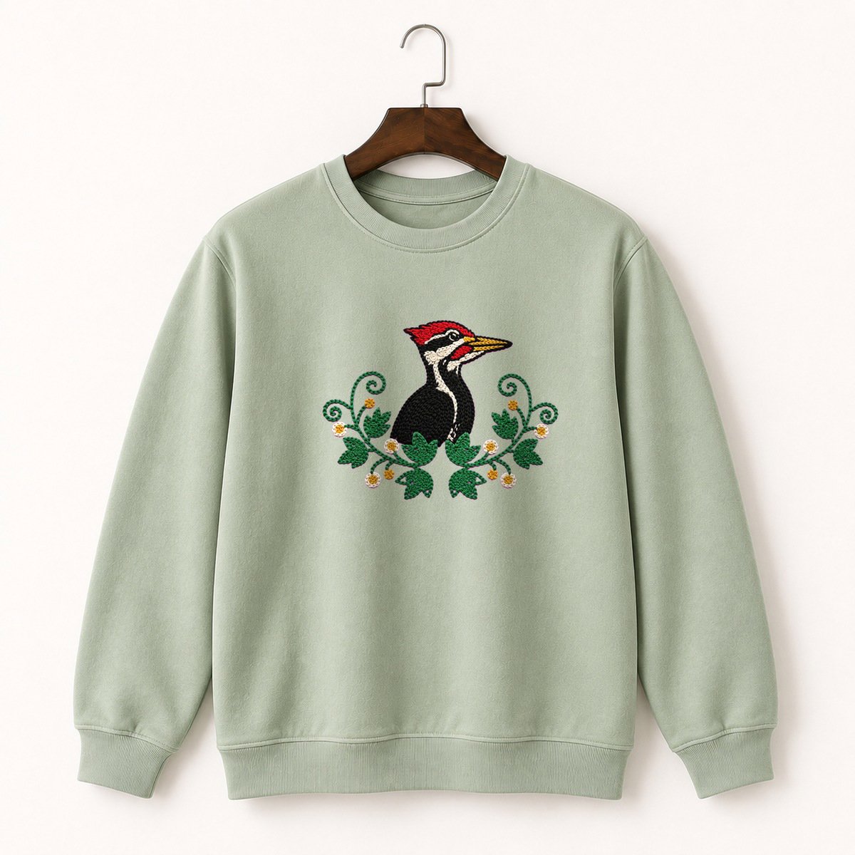 Pileated Woodpecker Crewneck Sweatshirt 2