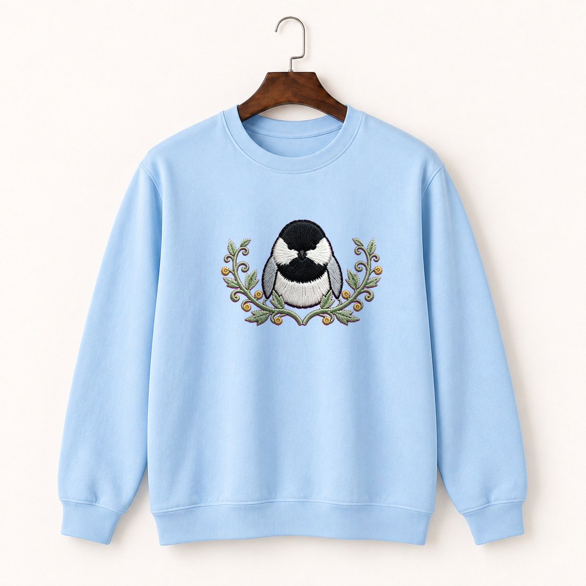 Black-Capped Chickadee Crewneck Sweatshirt 1