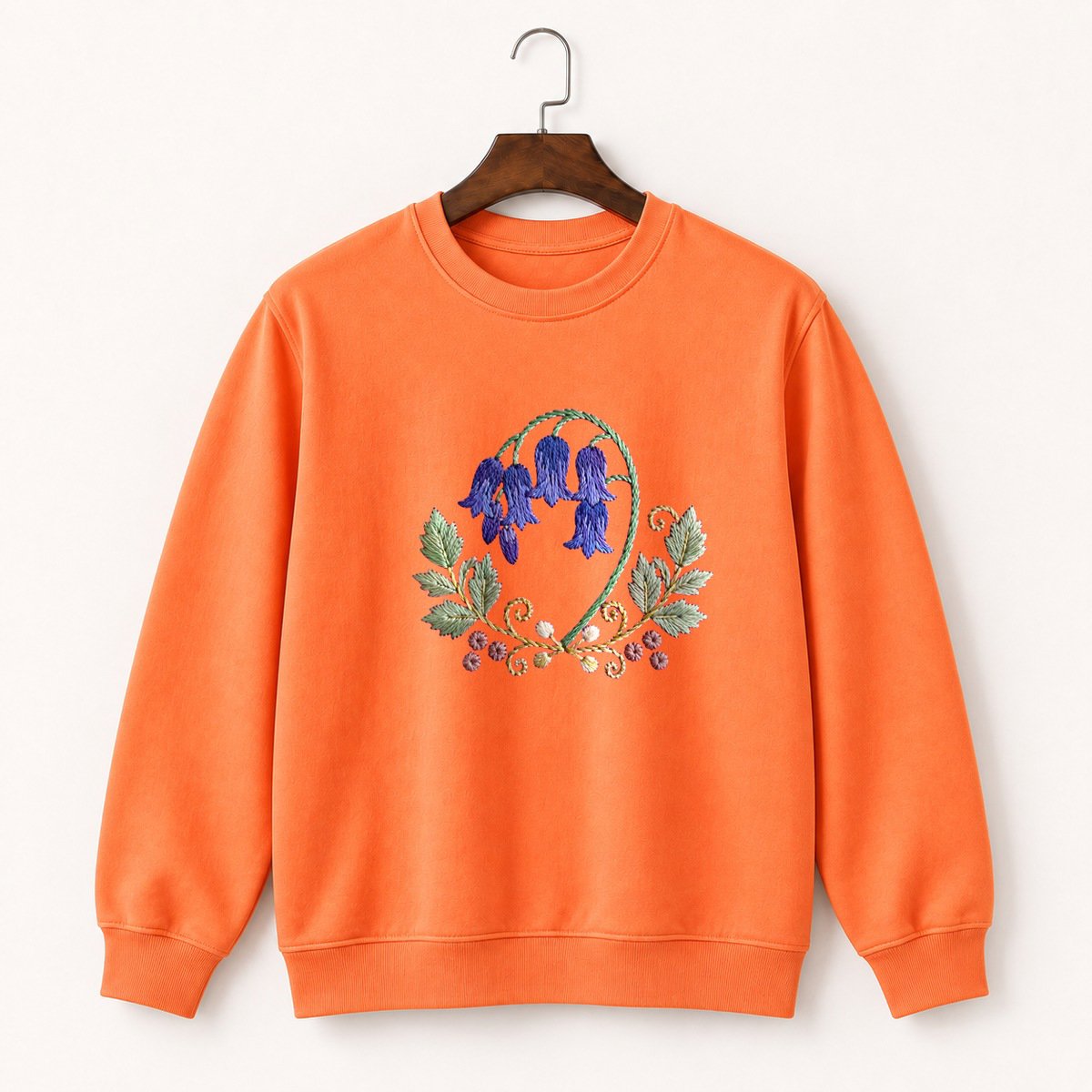 Bluebell Flower Crewneck Sweatshirt 3