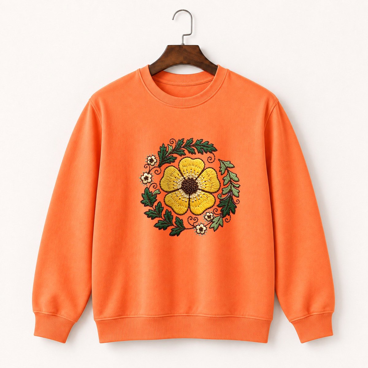 Buttercup Flower Crewneck Sweatshirt 3