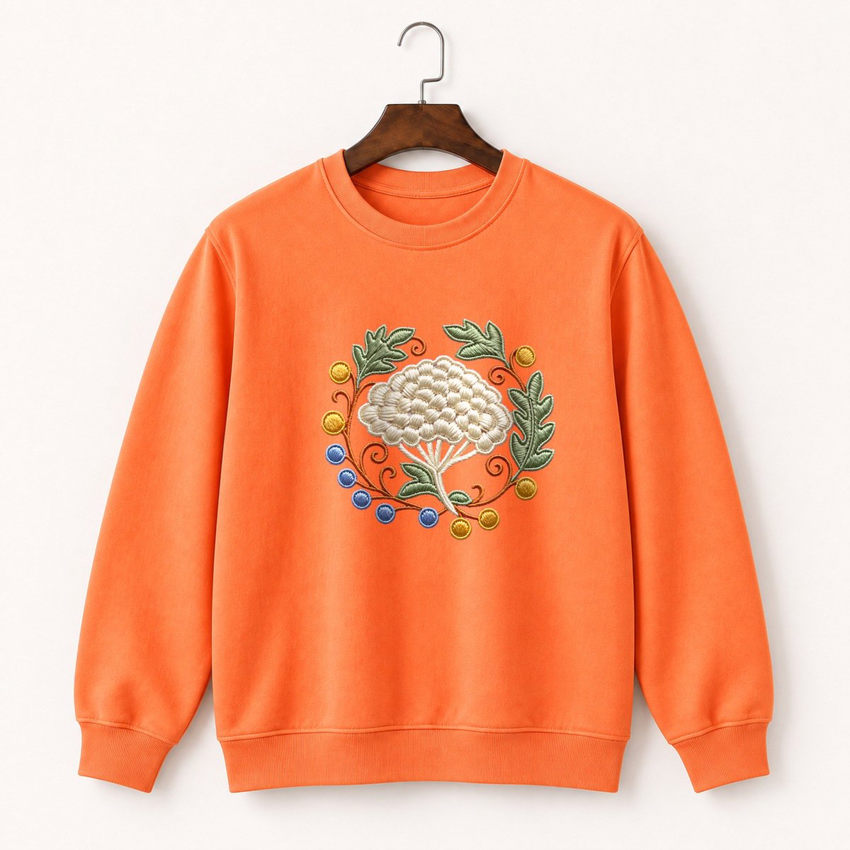 Yarrow Flower Crewneck Sweatshirt 3