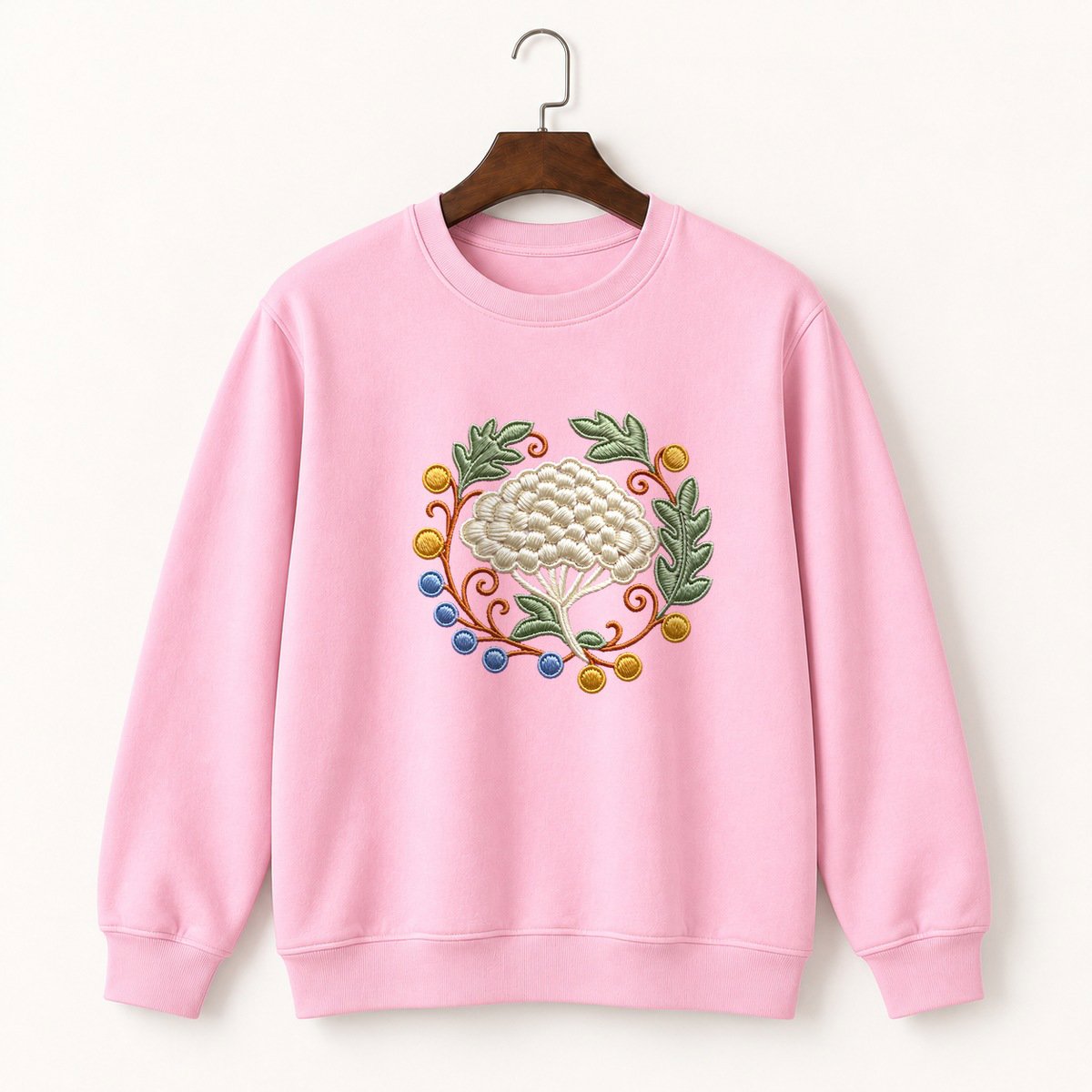 Yarrow Flower Crewneck Sweatshirt 4
