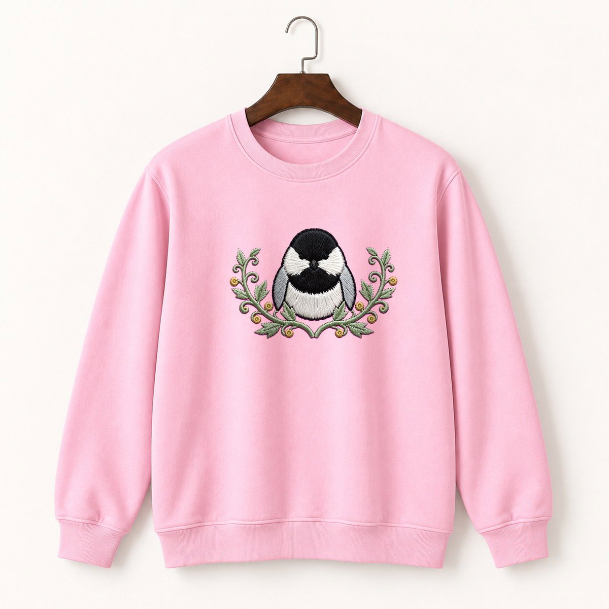 Black-Capped Chickadee Crewneck Sweatshirt 4