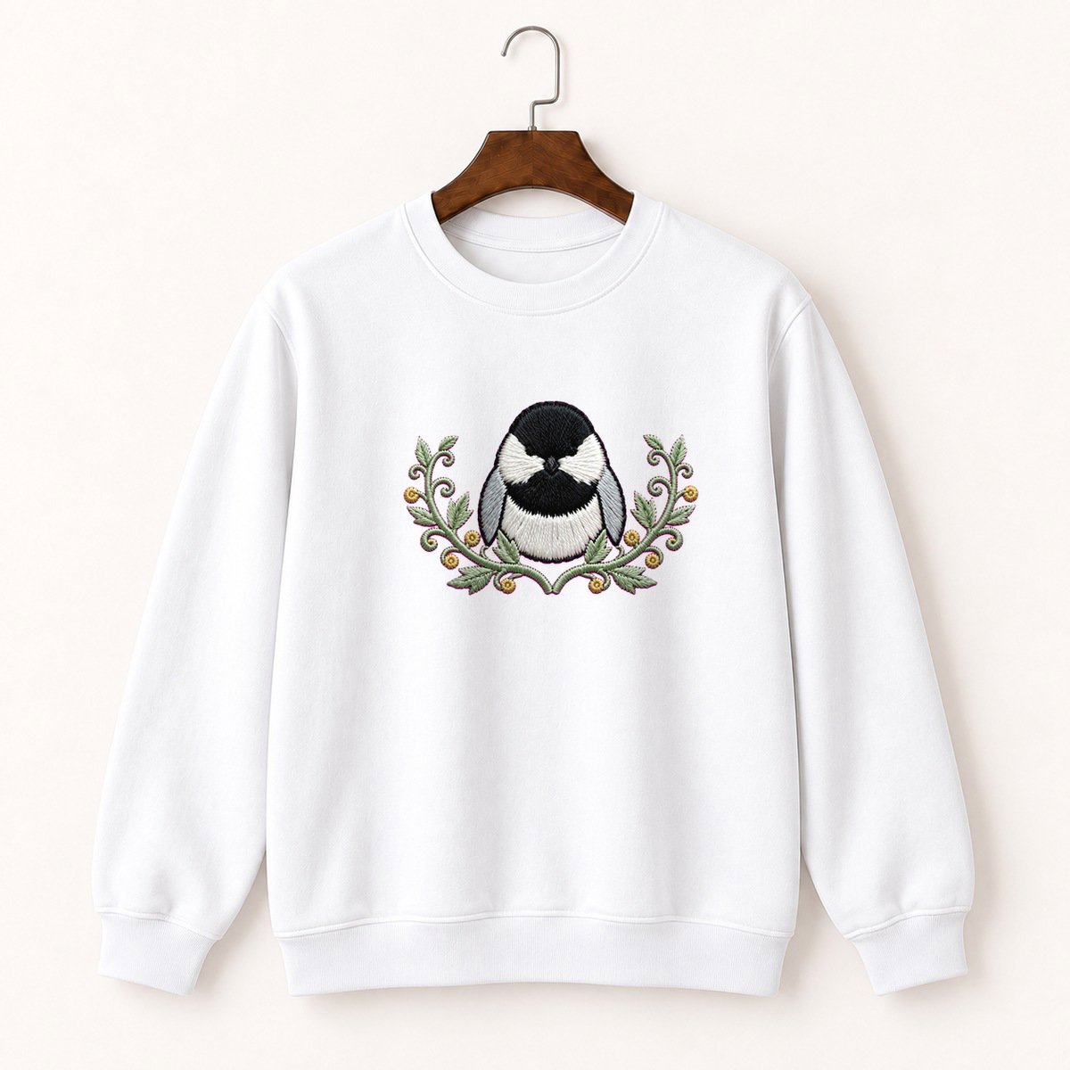 Black-Capped Chickadee Crewneck Sweatshirt 5