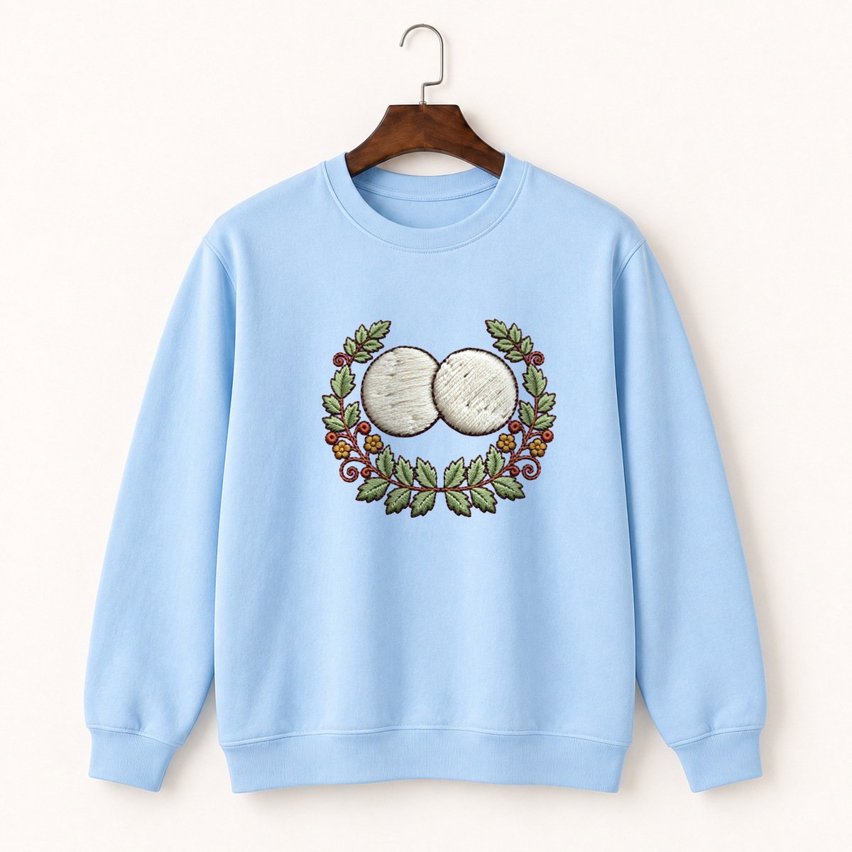 Puffball Mushroom Crewneck Sweatshirt 1