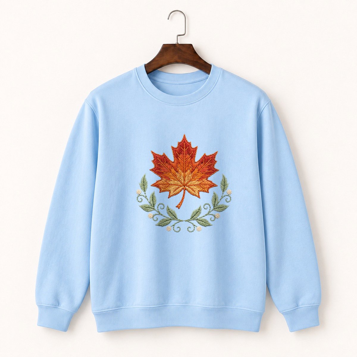Maple Leaf Crewneck Sweatshirt 1