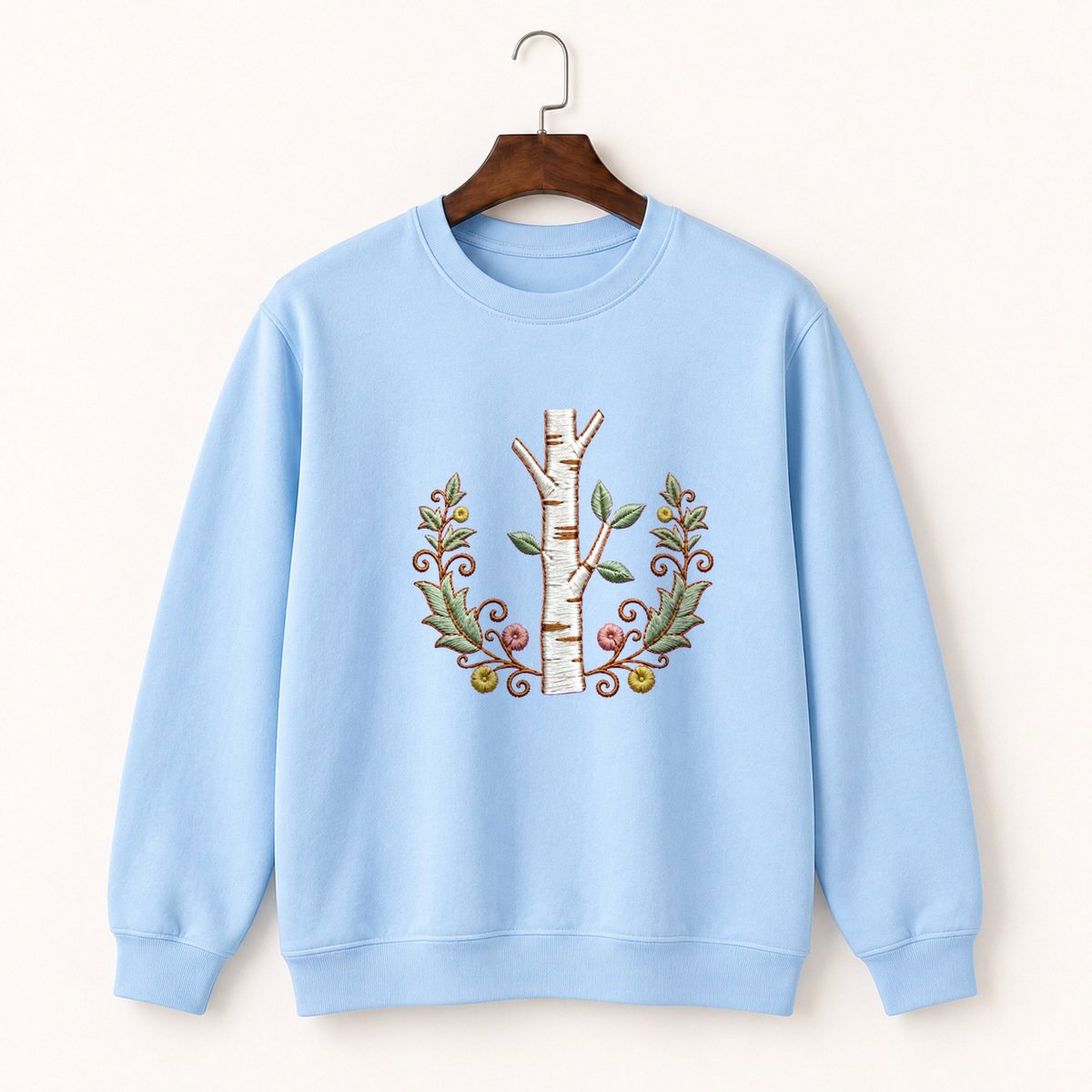 Birch Branch Crewneck Sweatshirt 1