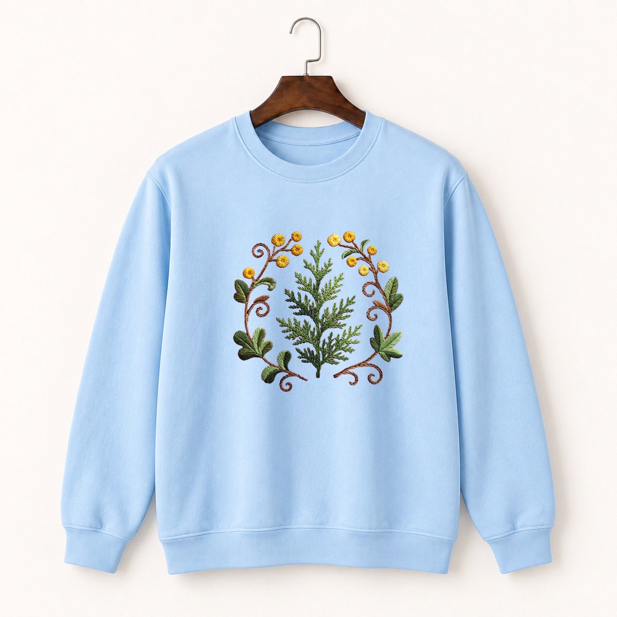 Cedar Branch Crewneck Sweatshirt 1