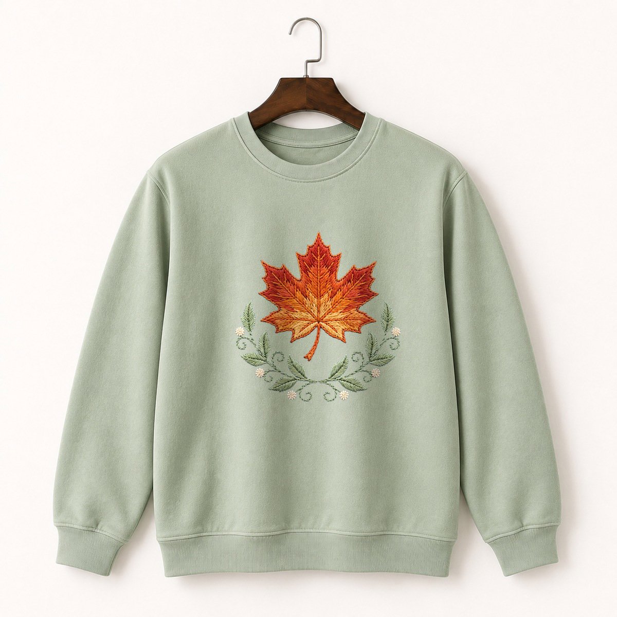 Maple Leaf Crewneck Sweatshirt 2