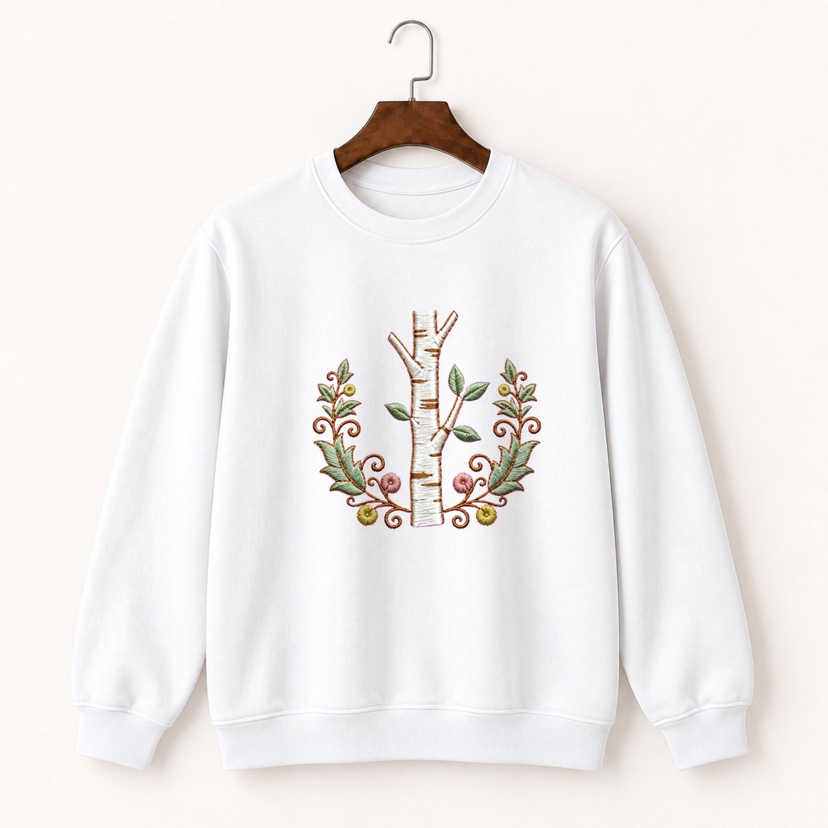 Birch Branch Crewneck Sweatshirt 5