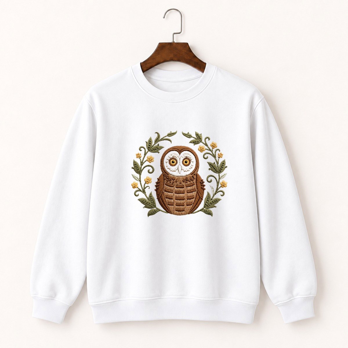 Barred Owl Crewneck Sweatshirt 5