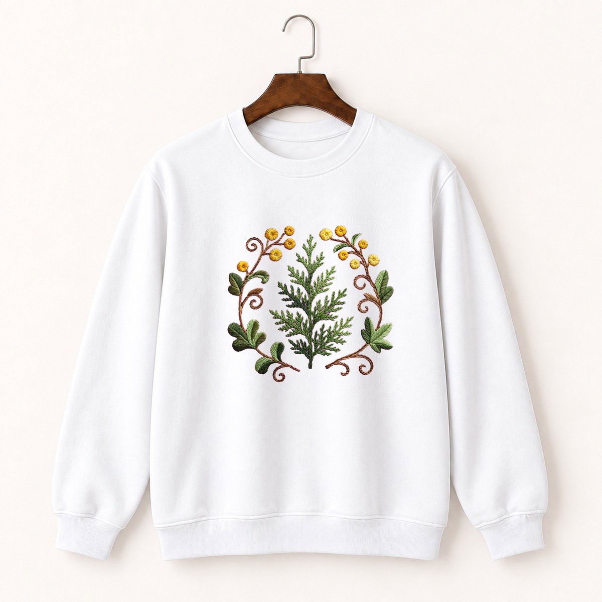 Cedar Branch Crewneck Sweatshirt 5