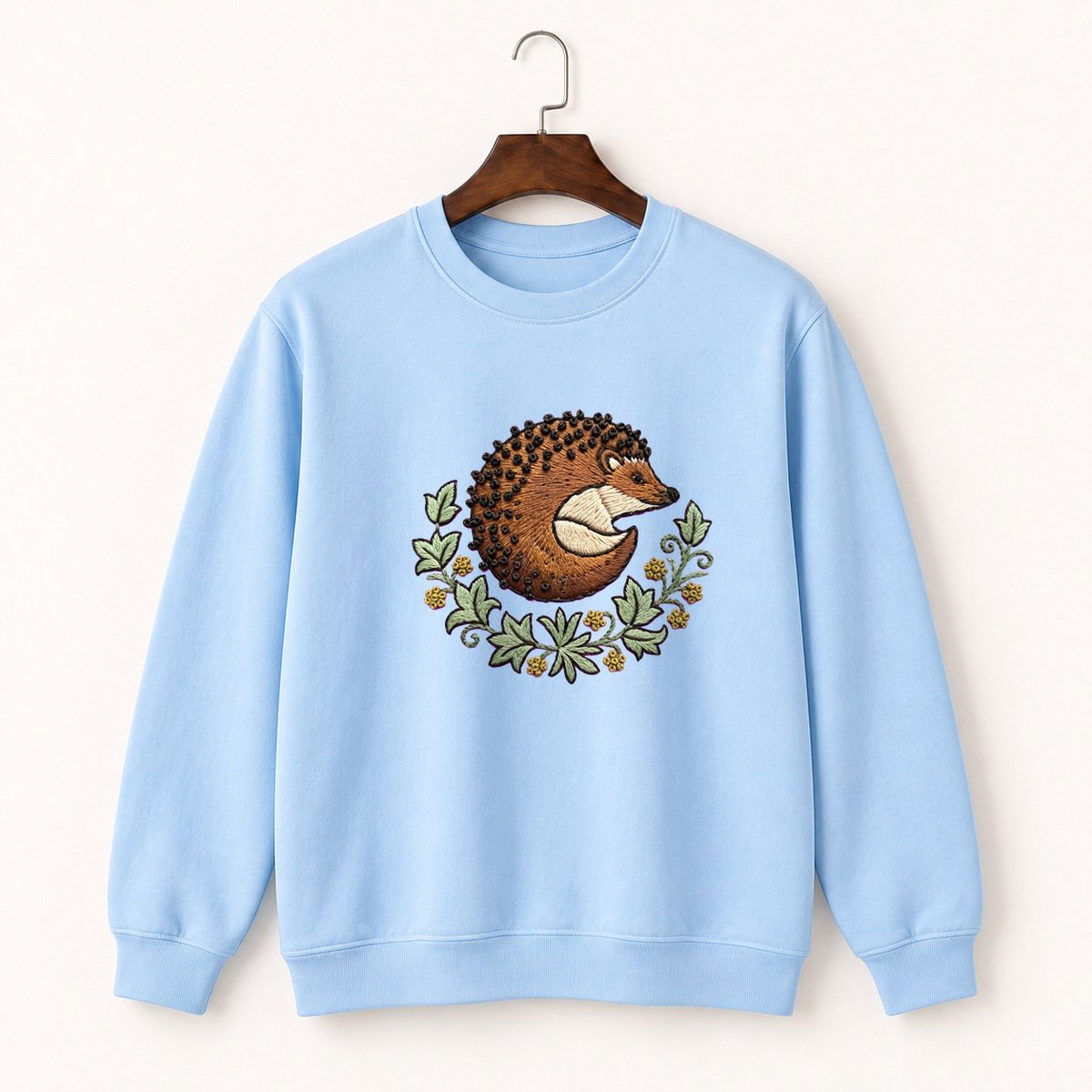 European Hedgehog Crewneck Sweatshirt 1