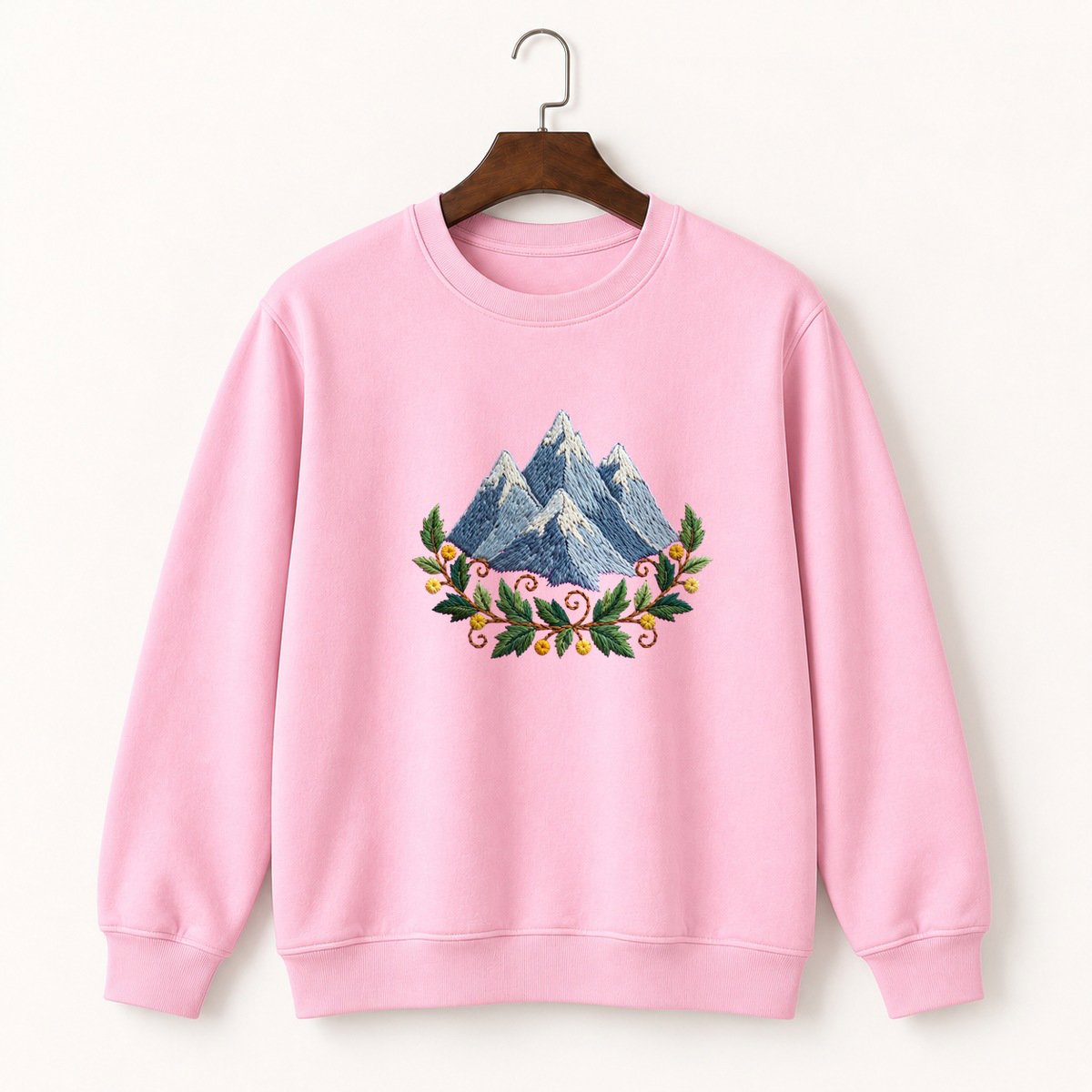 Alps Mountain Range Crewneck Sweatshirt 4