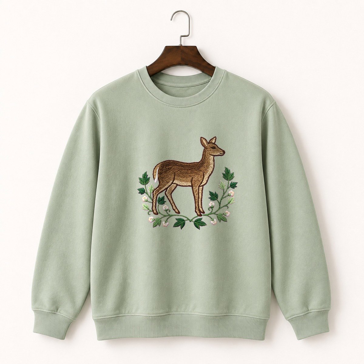 White-Tailed Deer Crewneck Sweatshirt 2