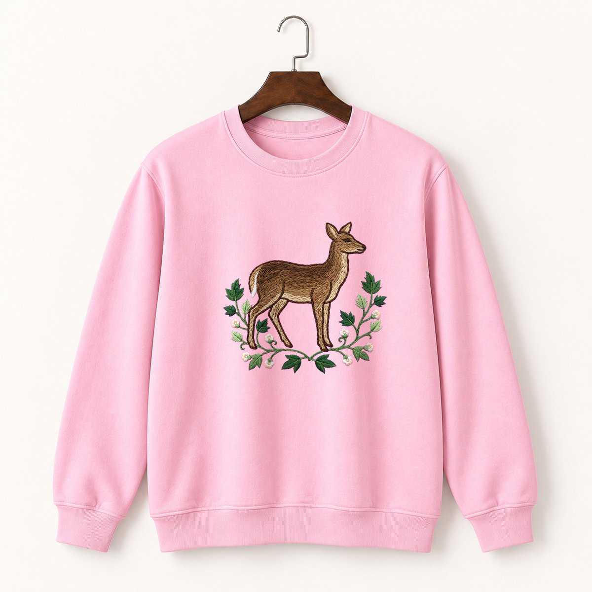 White-Tailed Deer Crewneck Sweatshirt 4