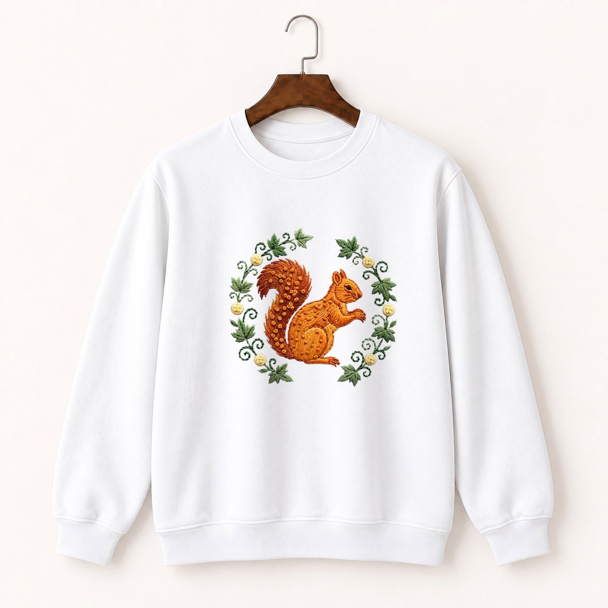 Red Squirrel Crewneck Sweatshirt 5