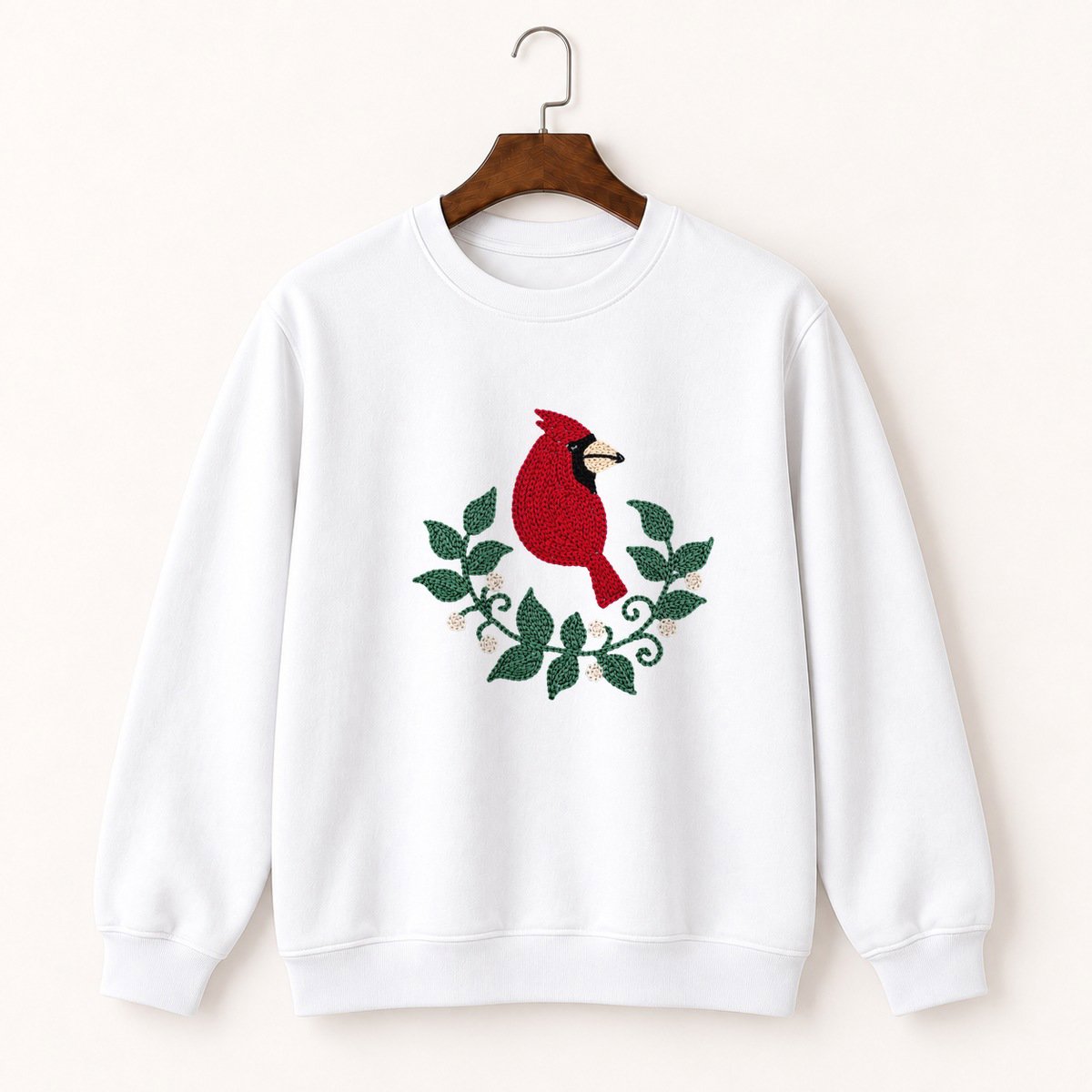 Northern Cardinal Crewneck Sweatshirt 5