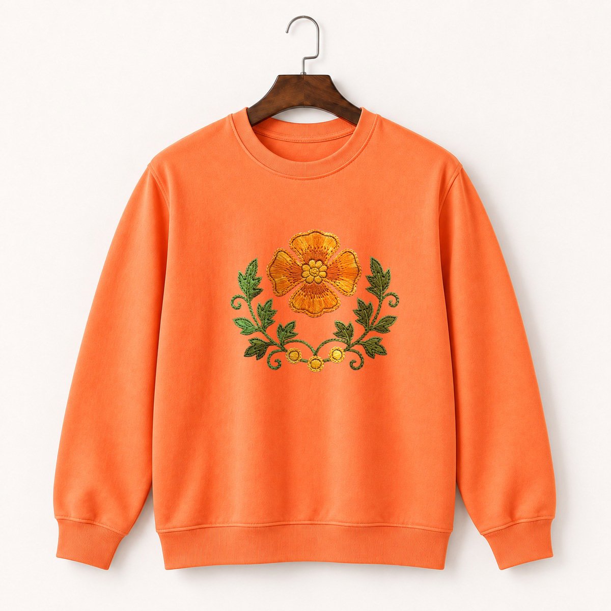 California Poppy Crewneck Sweatshirt 3