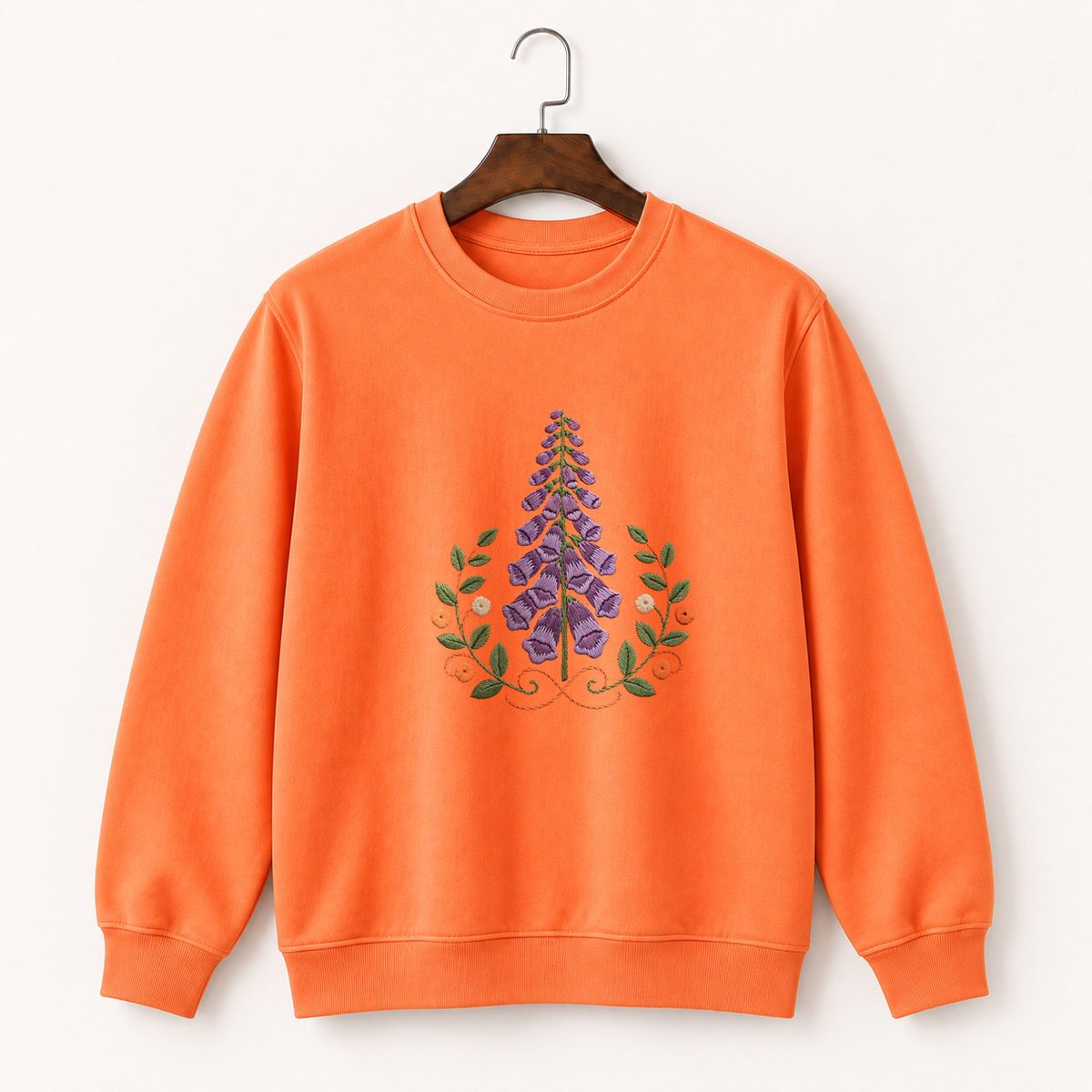 Foxglove Flower Crewneck Sweatshirt 3