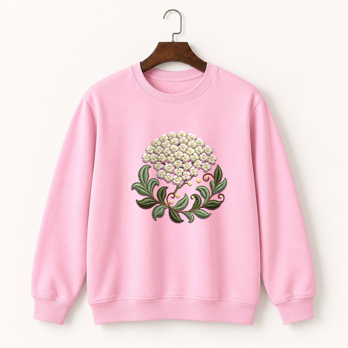 Yarrow Flower Crewneck Sweatshirt 4