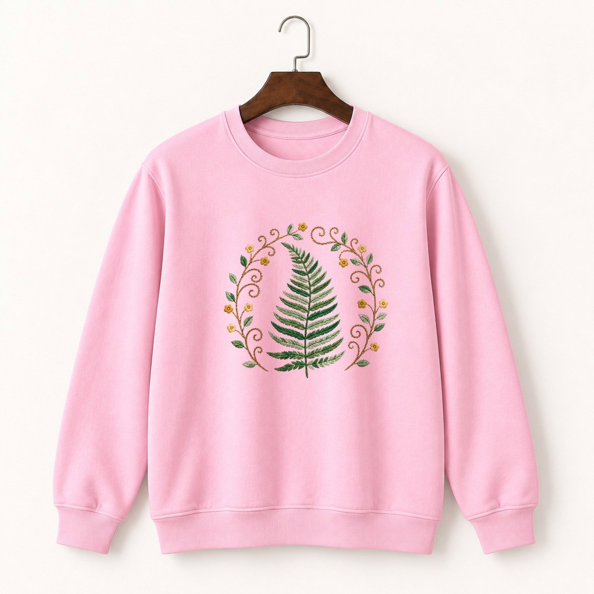Fern Frond Crewneck Sweatshirt 4
