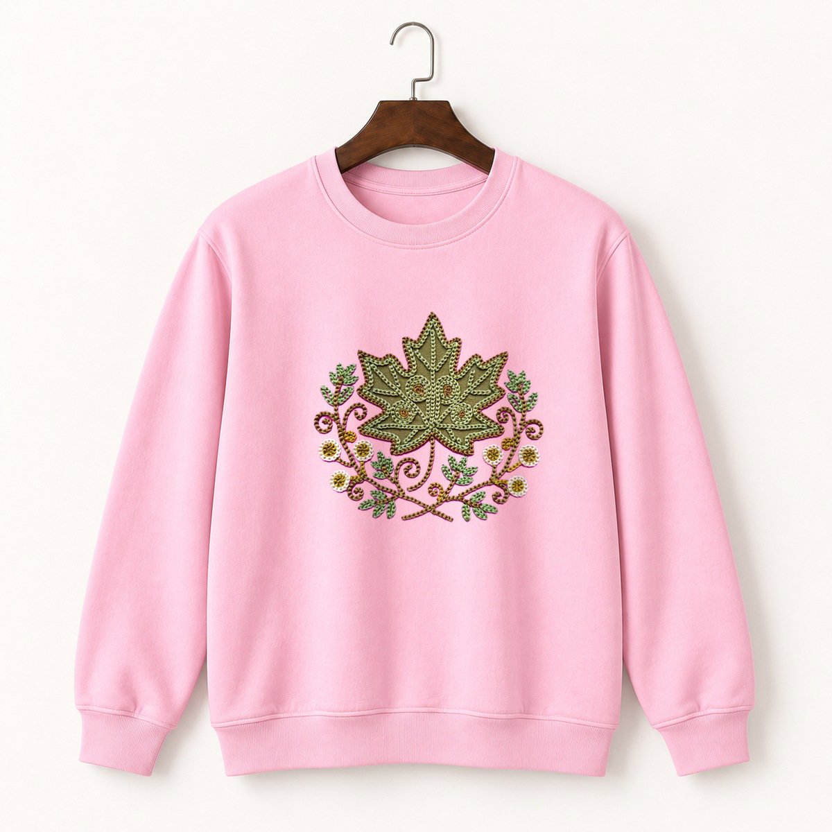 Maple Leaf Crewneck Sweatshirt 4