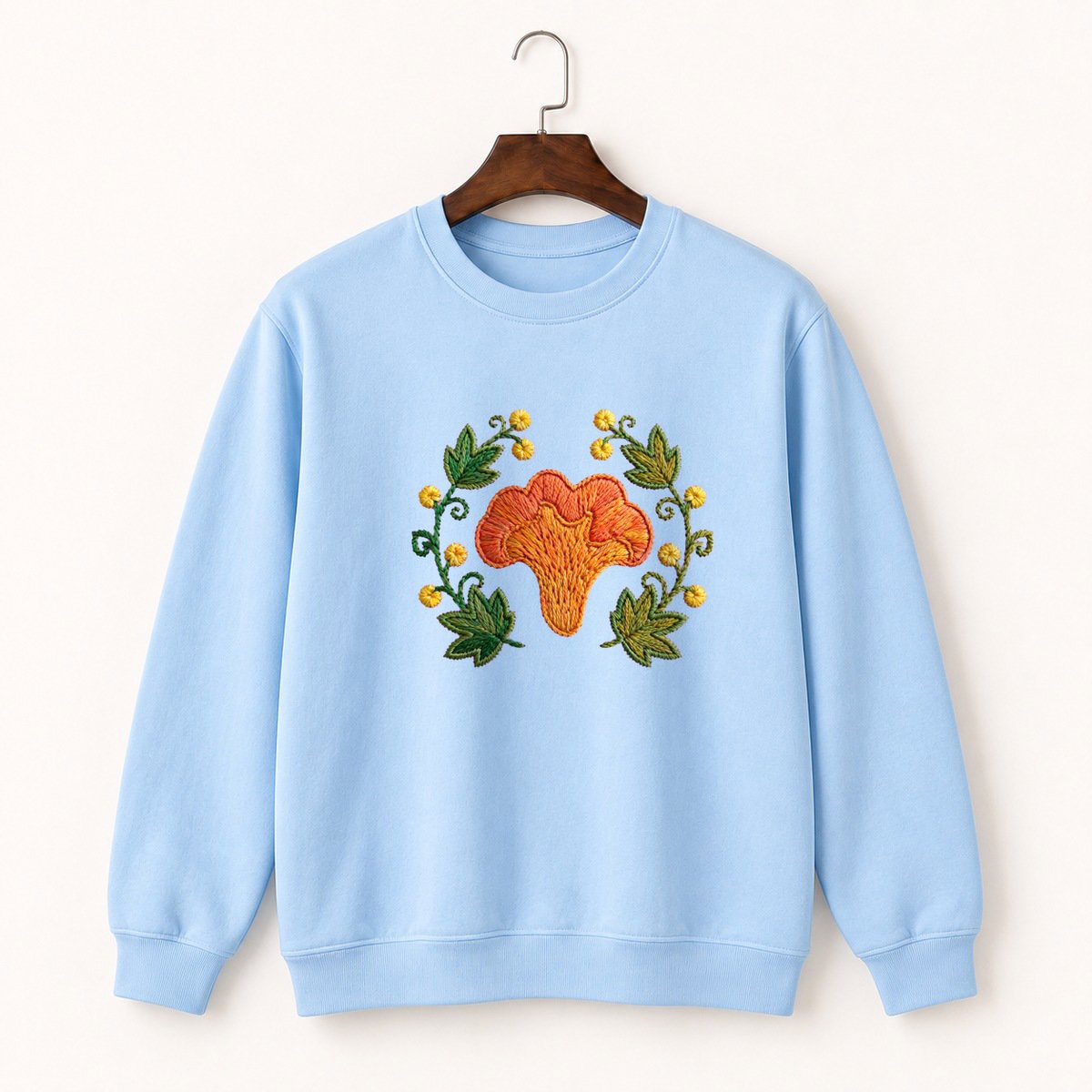 Lobster Mushroom Crewneck Sweatshirt 1