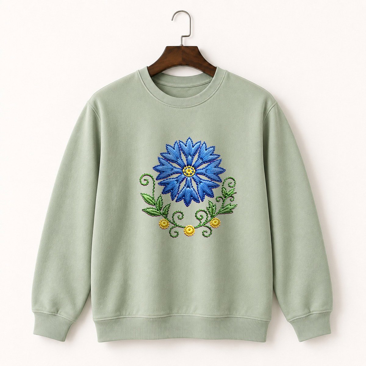 Cornflower Crewneck Sweatshirt 2